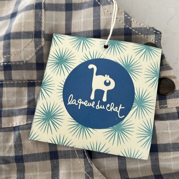 le queue du chat 18 months overalls NWT - Picture 2 of 2